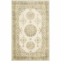 Budget 😍 Mohawk Home Ladoga Ornamental Medallion Area Rug Cream 😉