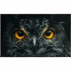 Deals 🎁 Mohawk Home Owl Face Black Area Rug. 👏
