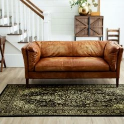 Best Sale 🤩 Mohawk Home Damaris Traditional Ornamental Medallion Area Rug Black/tan ⭐