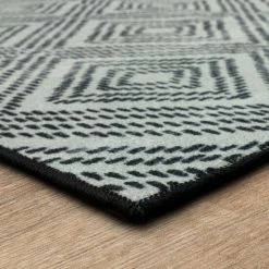 Buy 🤩 Mohawk Home Jadah Black And Cream Tribal Diamond Area Rug 😍 -Mohawk Home shop unnamed file 3328