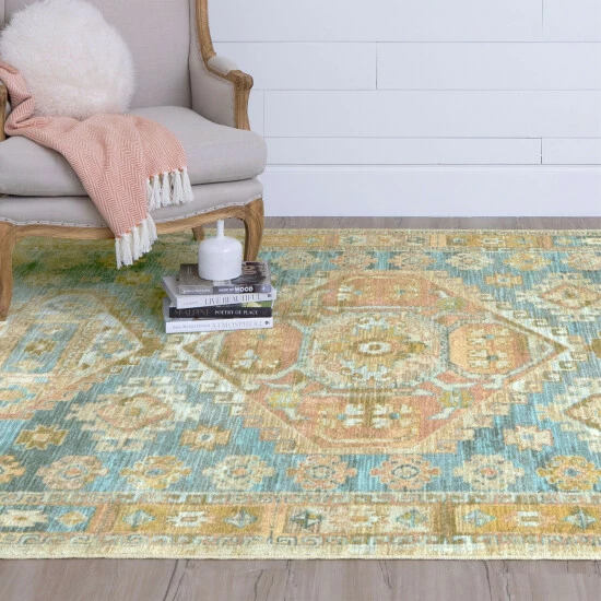 Hot Sale ๐ Mohawk Home Muted Medallion Blue Area Rug ๐ฅ 2 Hot Sale ๐ Mohawk Home Muted Medallion Blue Area Rug ๐ฅ - Image 2