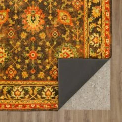 Deals 🔔 Mohawk Home Macon Floral Ornamental Area Rug Earth ⭐ -Mohawk Home shop unnamed file 3349