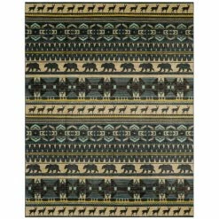 Hot Sale 🎉 Mohawk Home Wilderness Stripe Navy Area Rug 😀 -Mohawk Home shop unnamed file 3396