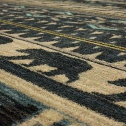 Hot Sale 🎉 Mohawk Home Wilderness Stripe Navy Area Rug 😀 -Mohawk Home shop unnamed file 3399