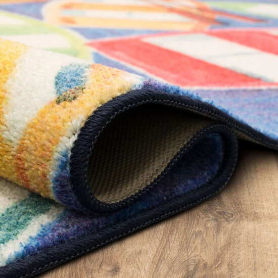 Outlet ๐ Mohawk Home Rowboat Rendezvous Area Rug Blue/green/red โญ 8 Outlet ๐ Mohawk Home Rowboat Rendezvous Area Rug Blue/green/red โญ - Image 8