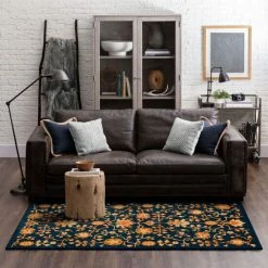 Brand new 😀 Mohawk Home Laneville Teal Area Rug 👍