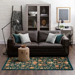 Brand new 😀 Mohawk Home Laneville Teal Area Rug 👍 -Mohawk Home shop unnamed file 3420