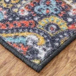 Best Pirce 🤩 Mohawk Home Kosi Boho Medallion Area Rug Grey/blue/red 🎉 -Mohawk Home shop unnamed file 3487