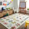 Hot Sale 🛒 Mohawk Home Alphabet Zoo Kids Area Rug 👏