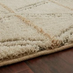 Discount 💯 Mohawk Home Linear Diamonds Woven Area Rug Cream/grey 👍 -Mohawk Home shop unnamed file 3539