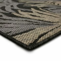 Wholesale 😉 Mohawk Home Kennedee Grey Tropical Floral Indoor/ Outdoor Area Rug Gray, Taupe, Charcoal 🔥 -Mohawk Home shop unnamed file 3564
