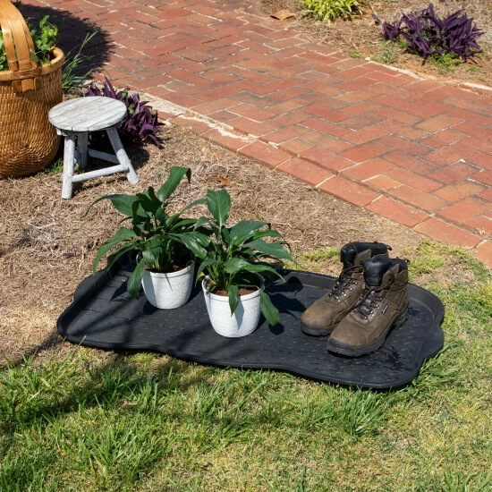 Brand new ๐ฅฐ Mohawk Home Black Boot Tray Utility Mat 1' 7" X 3' 3" ๐ 5 Brand new ๐ฅฐ Mohawk Home Black Boot Tray Utility Mat 1' 7" X 3' 3" ๐ - Image 5