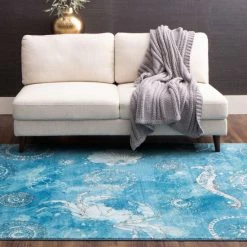 Hot Sale 🧨 Mohawk Home Coastal Splash Abstract Area Rug 🛒