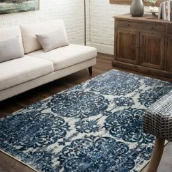 Coupon 🎉 Mohawk Home Portgate Distressed Boho Medallion Area Rug Blue/cream 🥰 -Mohawk Home shop unnamed file 3615