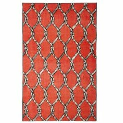 Promo ⭐ Mohawk Home Coastal Net Nautical Area Rug Blue 🎉 -Mohawk Home shop unnamed file 3644