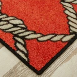 Promo ⭐ Mohawk Home Coastal Net Nautical Area Rug Blue 🎉 -Mohawk Home shop unnamed file 3645