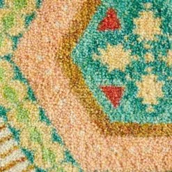 Best Pirce 😀 Mohawk Home Southwest Geometric Area Rug Green/teal/yellow ✔️ -Mohawk Home shop unnamed file 3676