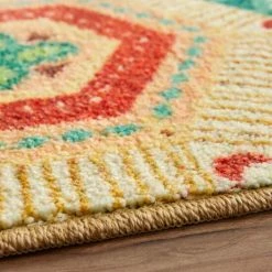 Best Pirce 😀 Mohawk Home Southwest Geometric Area Rug Green/teal/yellow ✔️ -Mohawk Home shop unnamed file 3679