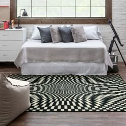 Buy 😍 Mohawk Home Checkerboard Illusion Area Rug 🌟