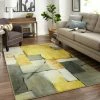 Deals 🛒 Mohawk Home Painted Geo Abstract Geometric Area Rug Yellow/grey 👍