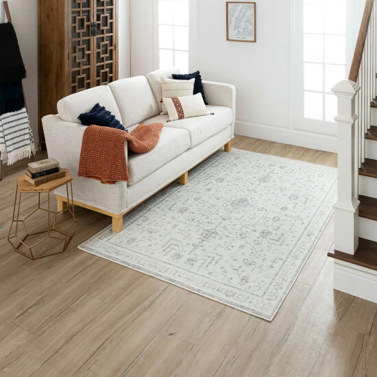 Budget 🥰 Mohawk Home Tempe Ornament Area Rug Cream ✨ 1 Budget 🥰 Mohawk Home Tempe Ornament Area Rug Cream ✨