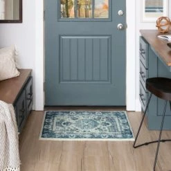 Buy 🔔 Mohawk Home Sevan Ornamental Medallion Area Rug Blue 🧨 -Mohawk Home shop unnamed file 3800