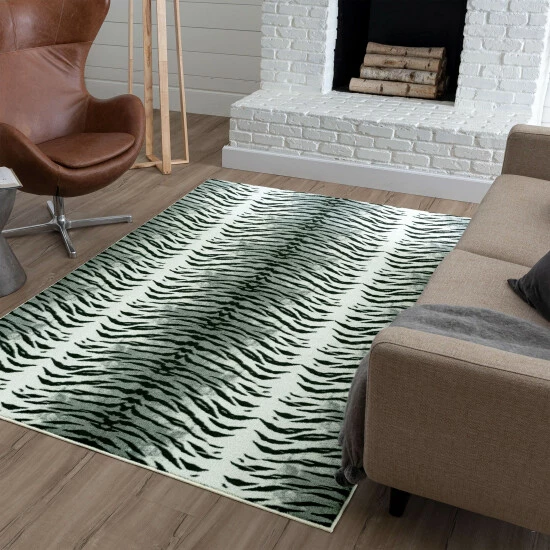 Promo ๐ Mohawk Home Tiger Skin Animal Print Area Rug Brown ๐ 2 Promo ๐ Mohawk Home Tiger Skin Animal Print Area Rug Brown ๐ - Image 2