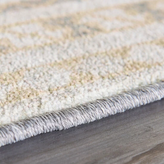 Budget ๐ Mohawk Home Alakol Striped Border Area Rug Gold ๐ 4 Budget ๐ Mohawk Home Alakol Striped Border Area Rug Gold ๐ - Image 4