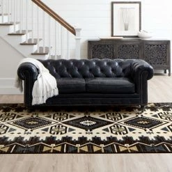 Hot Sale 🧨 Mohawk Home Osbeorn Black Area Rug 😀