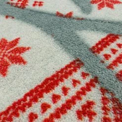 Hot Sale ⭐ Mohawk Home Holiday Antlers Red Area Rug Ivory/red/grey/black ⌛ -Mohawk Home shop unnamed file 3967