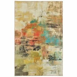 Wholesale 💯 Mohawk Home Painted Gaze Abstract Area Rug ⭐ -Mohawk Home shop unnamed file 3975