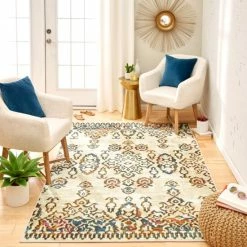 Discount 😉 Mohawk Home Amaryllis Area Rug Grey/red 😀