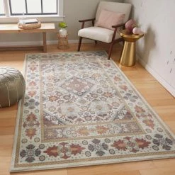 Coupon 🔥 Mohawk Home Turkana Area Rug Cream/purple ⭐