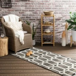 Wholesale ✔️ Mohawk Home Indoor/Outdoor Hexad Stripes Patio Area Rug Light Grey 😉 -Mohawk Home shop unnamed file 4029