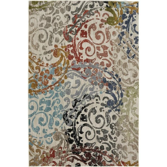Buy ๐ Mohawk Home Metropolitan Renne Floral Swirl Area Rug ๐ 3 Buy ๐ Mohawk Home Metropolitan Renne Floral Swirl Area Rug ๐ - Image 3