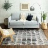 Discount 🤩 Mohawk Home Park Village Abstract Stripe Area Rug Blue 🌟