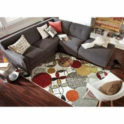 Cheapest 🥰 Mohawk Home Give And Take Area Rug Grey/taupe/red 👏