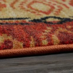 Hot Sale ⌛ Mohawk Home Mohawk Prismatic Andromeda Area Rug Red/tan 👍 -Mohawk Home shop unnamed file 4199