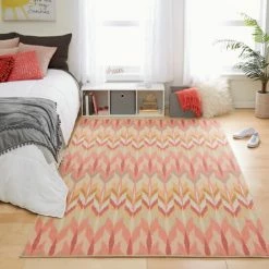 Flash Sale ❤️ Mohawk Home Mohawk Prismatic Stella Area Rug Pink 🥰