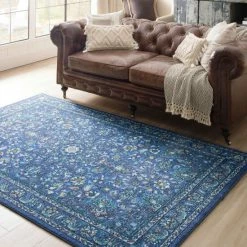 Best deal 💯 Mohawk Home Shenandoah Floral Ornamental Area Rug Twilight 😉 -Mohawk Home shop unnamed file 428