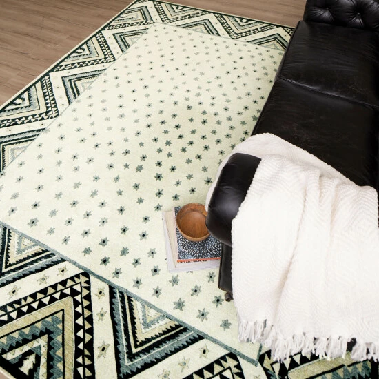 Promo ๐ฅ Mohawk Home Nykhole Black Area Rug โจ 2 Promo ๐ฅ Mohawk Home Nykhole Black Area Rug โจ - Image 2