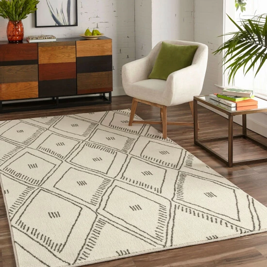 Hot Sale ๐ฅฐ Mohawk Home Fresco Diamond Area Rug Grey/brown ๐ 2 Hot Sale ๐ฅฐ Mohawk Home Fresco Diamond Area Rug Grey/brown ๐ - Image 2