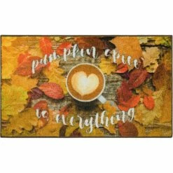 Best deal 🤩 Mohawk Home Pumpkin Spice Multi Area Rug Tan/orange 🔥