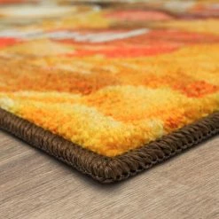 Best deal 🤩 Mohawk Home Pumpkin Spice Multi Area Rug Tan/orange 🔥 -Mohawk Home shop unnamed file 4393