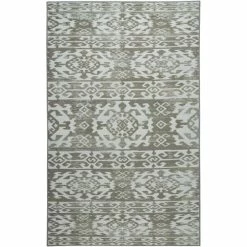 Wholesale 🥰 Mohawk Home Amya Tribal Medallion Stripe Area Rug Pink 🧨