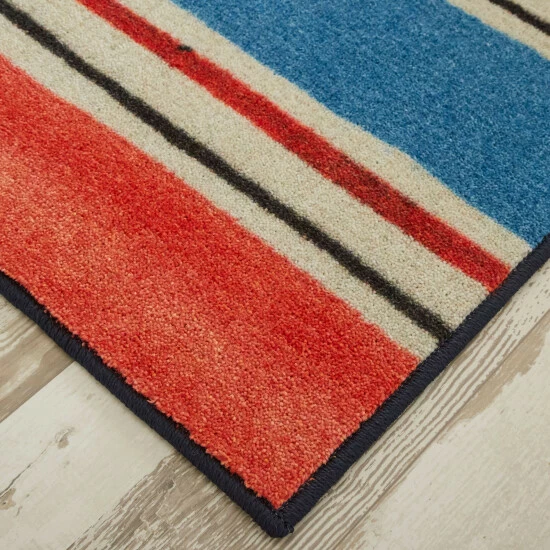 Deals 🥰 Mohawk Home Coastal Stripe Area Rug Red 🤩 3 Deals 🥰 Mohawk Home Coastal Stripe Area Rug Red 🤩 - Image 3