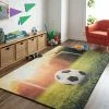 Budget 🎉 Mohawk Home Soccer Goal Sports Area Rug Green/tan ❤️