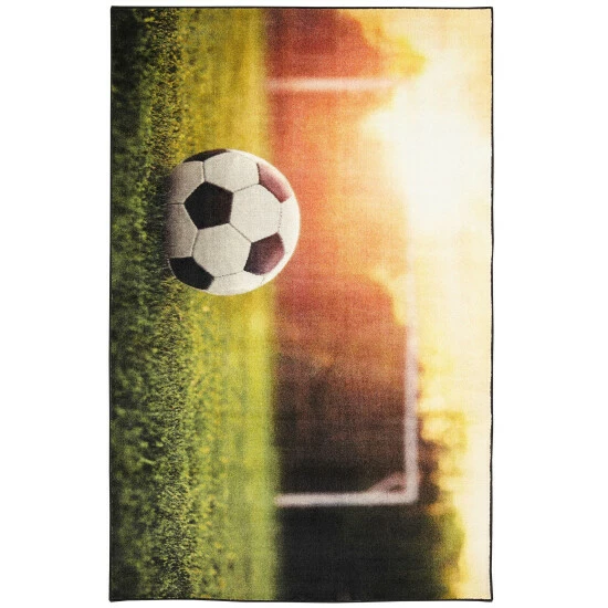 Budget ๐ Mohawk Home Soccer Goal Sports Area Rug Green/tan โค๏ธ 2 Budget ๐ Mohawk Home Soccer Goal Sports Area Rug Green/tan โค๏ธ - Image 2