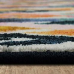 Coupon 🛒 Mohawk Home Watercolor Ikat Dark Orange Contemporary Striped Area Rug 😀 -Mohawk Home shop unnamed file 4544