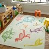 Outlet 🌟 Mohawk Home Dinosaur Names Multicolor Eco-friendly Kids' Area Rug 🛒